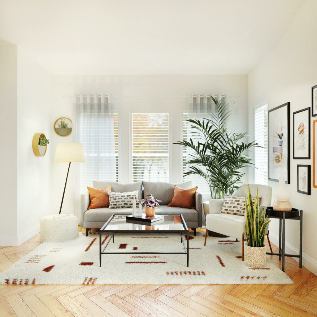 transitional living room | The Floor Store