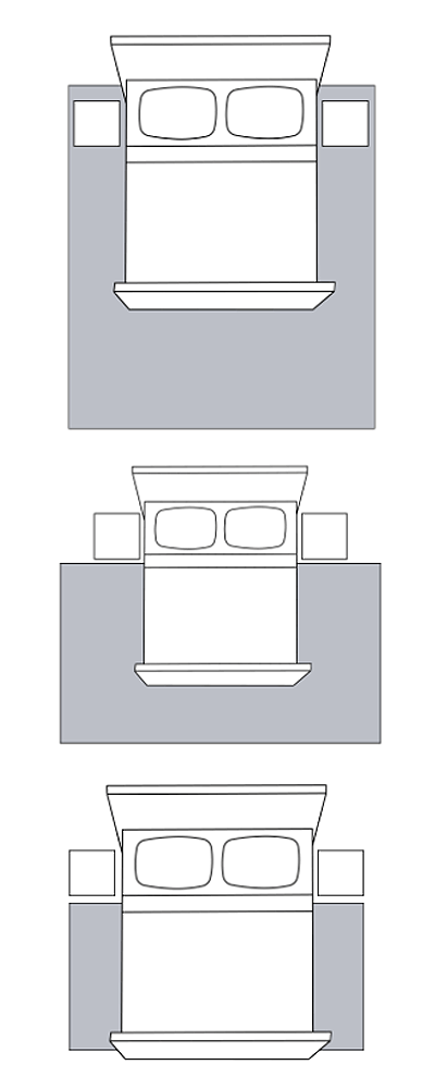 Bedroom Area Rug Placements | The Floor Store