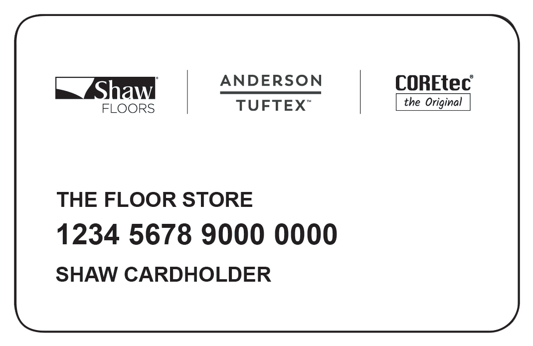 Shaw card | The Floor Store
